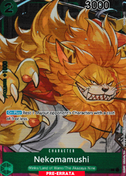 Nekomamushi (OP01-048) (V.2) OP01E Alternate Art Near Mint Englisch