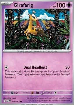 Girafarig TWM-083 Common Near Mint Deutsch