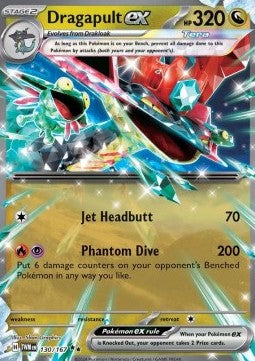 Dragapult ex TWM-130 Double Rare Excellent Englisch