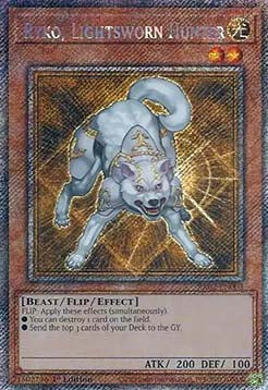 Ryko, Lichtverpflichteter Jäger RA02-DE003 Platinum Secret Rare Near Mint Deutsch 1. Auflage
