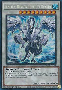 Trishula, Drache der Eisbarriere RA02-DE026 Collectors Rare Near Mint Deutsch 1. Auflage
