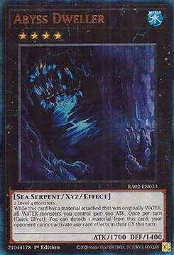 Abyss-Bewohner RA02-DE033 Ultimate Rare Near Mint Deutsch 1. Auflage