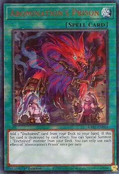 Gefängnis der Scheußlichkeit RA02-DE064 Ultimate Rare Near Mint Deutsch 1. Auflage