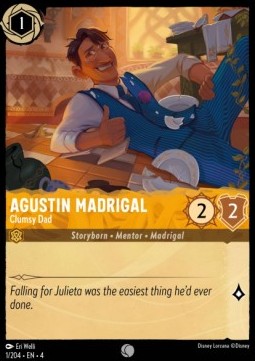 Agustín Madrigal - Tollpatschiger Vater 4URS-1 Common Near Mint Deutsch Foil