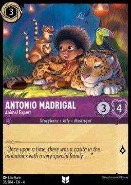 Antonio Madrigal - Tierexperte 4URS-35 Uncommon Near Mint Deutsch Foil