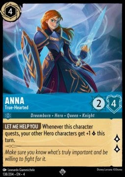 Anna - True-Hearted 4URS-138 Super Rare Near Mint Englisch