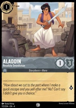 Aladdin - Entschiedener Schwertkämpfer 4URS-172 Common Near Mint Deutsch Foil