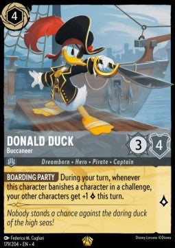 Donald Duck - Buccaneer 4URS-179 Legendary Good Englisch Foil