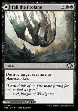 Fell the Profane // Fell Mire MH3-244 Uncommon Excellent Englisch