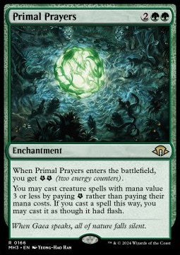 Primal Prayers MH3-166 Rare Near Mint Englisch Foil