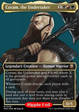 Coram, the Undertaker (V.4) XM3C-138 Mythic Excellent Englisch Foil