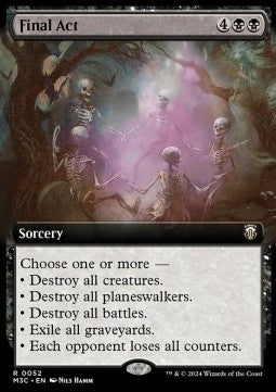 Final Act (V.1) XM3C-52 Rare Near Mint Englisch Foil