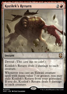Kozilek's Return M3C-214 Mythic Excellent Englisch