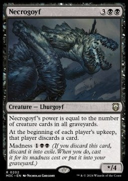 Necrogoyf M3C-202 Rare Near Mint Englisch Foil