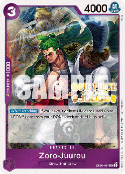 Zoro-Juurou (OP05-067) JDG Rare Near Mint Englisch