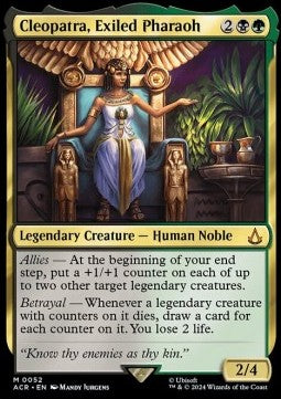 Cleopatra, Exiled Pharaoh ACR-52 Mythic Played Englisch