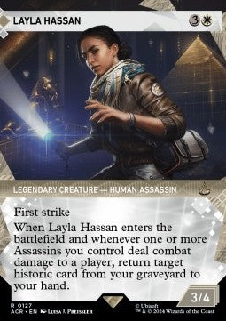 Layla Hassan (V.1) XACR-127 Rare Near Mint Deutsch