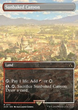 Ausgedörrte Schlucht XACR-111 Rare Near Mint Deutsch