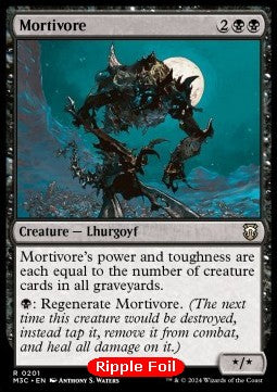 Mortivore XM3C-201 Rare Excellent Englisch Foil