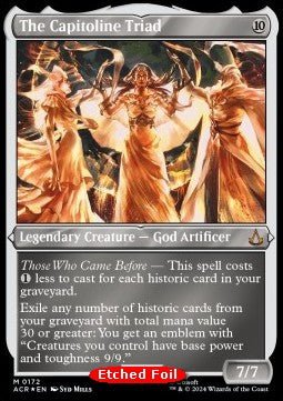 The Capitoline Triad XACR-172 Mythic Excellent Englisch