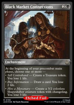 Black Market Connections XACR-198 Rare Near Mint Englisch Foil