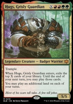 Hugs, Grisly Guardian BLB-218 Mythic Near Mint Englisch