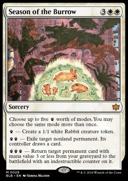 Season of the Burrow BLB-29 Mythic Near Mint Englisch