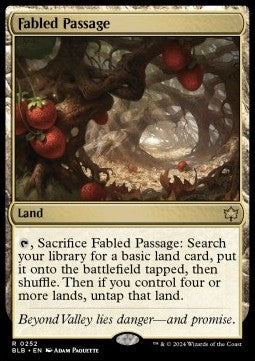 Fabled Passage BLB-252 Rare Excellent Englisch