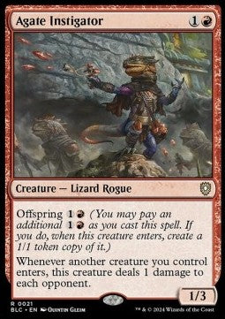 Agate Instigator BLC-21 Rare Excellent Englisch