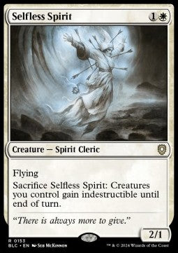 Selfless Spirit BLC-153 Rare Excellent Englisch