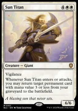 Sun Titan BLC-157 Mythic Excellent Englisch