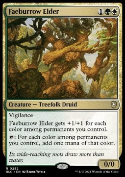 Faeburrow Elder BLC-252 Rare Good Englisch