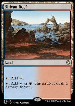 Shivan Reef BLC-331 Rare Near Mint Englisch