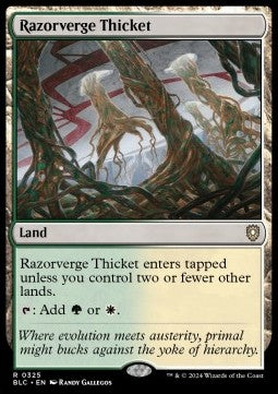 Razorverge Thicket BLC-325 Rare Near Mint Englisch