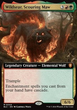 Wildsear, Scouring Maw XBLC-44 Mythic Near Mint Englisch Foil