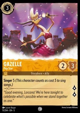 Gazelle - Popstar 5SSK-11 Common Near Mint Deutsch Foil