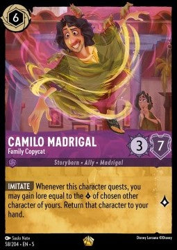 Camilo Madrigal - Verwandlungskünstler 5SSK-58 Legendary Near Mint Deutsch