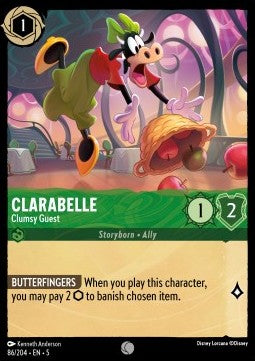 Klarabella - Tollpatschiger Gast 5SSK-86 Common Near Mint Deutsch Foil
