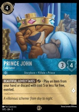 Prinz John - Goldliebhaber PR2-1 Promo Near Mint Deutsch Foil