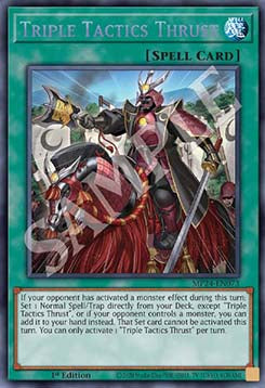 Stoß der drei Taktiken MP24-DE073 Secret Rare Near Mint Deutsch 1. Auflage