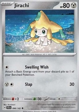 Jirachi SCR-098 Uncommon Near Mint Deutsch Reverse Holo