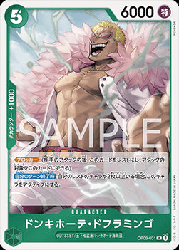 Donquixote Doflamingo (OP09-031) OP09-JP Rare Near Mint Japanisch