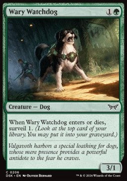 Wary Watchdog DSK-206 Common Near Mint Englisch