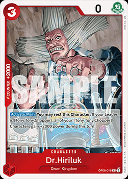Dr.Hiriluk (OP08-016) OP08 Rare Near Mint Englisch