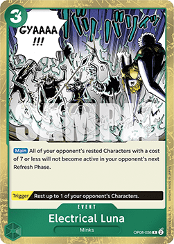 Electrical Luna (OP08-036) OP08 Rare Boosterfrisch Englisch