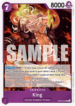 King (OP08-060) OP08 Rare Near Mint Englisch