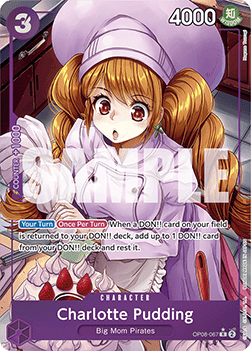 Charlotte Pudding (OP08-067) (V.2) OP08 Alternate Art Near Mint Englisch