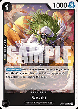 Sasaki (OP08-082) OP08 Rare Near Mint Englisch