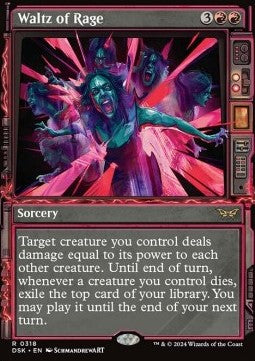 Walzer des Zorns XDSK-318 Rare Near Mint Deutsch Foil