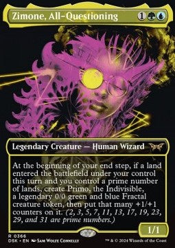 Zimone, All-Questioning XDSK-366 Rare Excellent Englisch Foil
